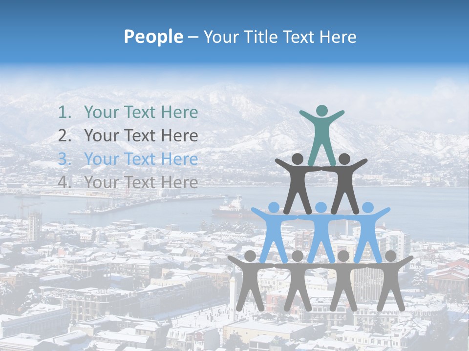 City Vessel Wood PowerPoint Template