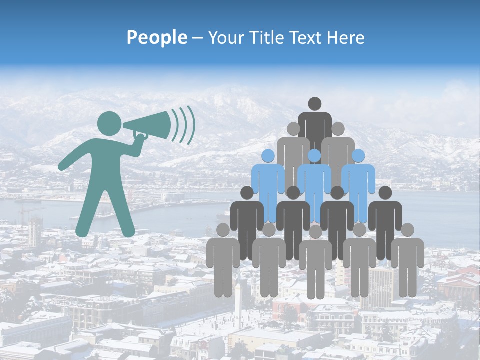 City Vessel Wood PowerPoint Template