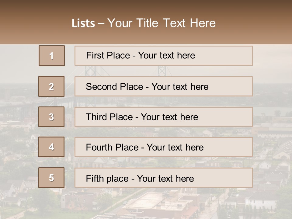 Windsor Scene Overcast PowerPoint Template
