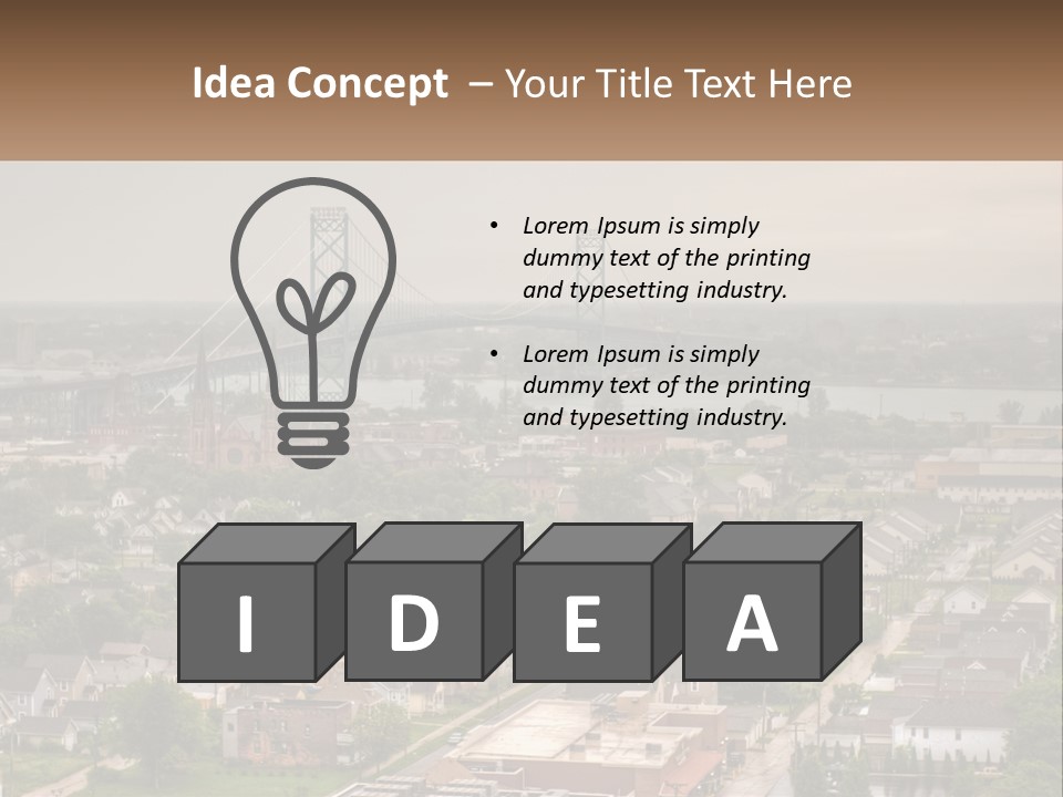 Windsor Scene Overcast PowerPoint Template