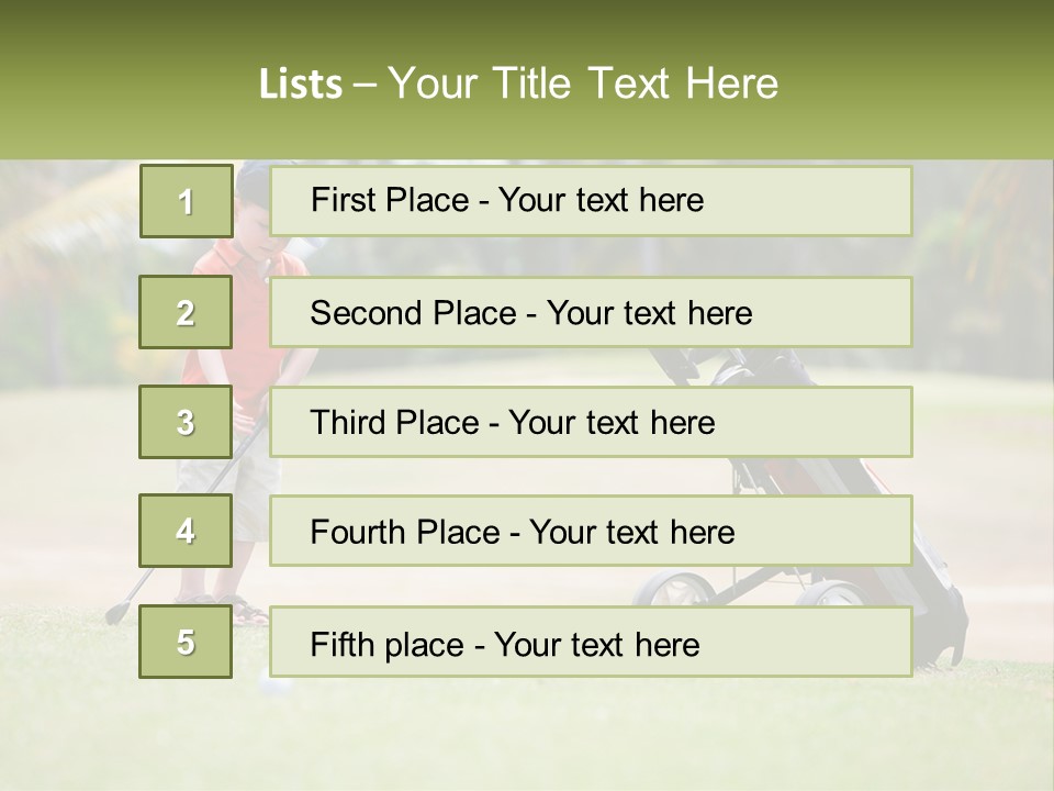 Lifestyle People Cute PowerPoint Template