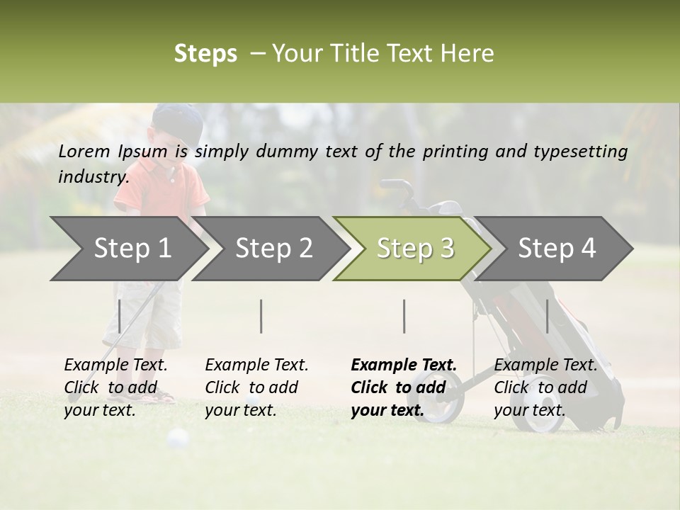 Lifestyle People Cute PowerPoint Template