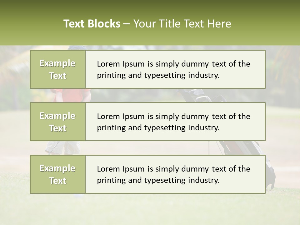 Lifestyle People Cute PowerPoint Template