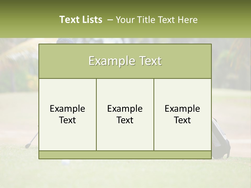 Lifestyle People Cute PowerPoint Template