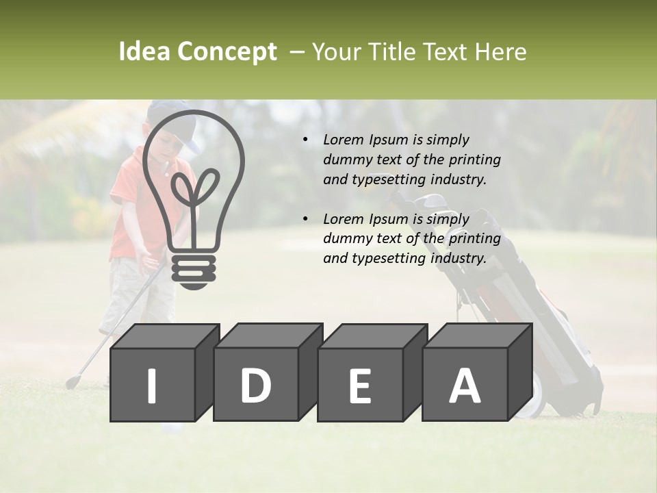 Lifestyle People Cute PowerPoint Template