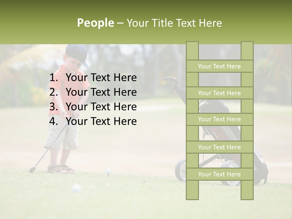 Lifestyle People Cute PowerPoint Template