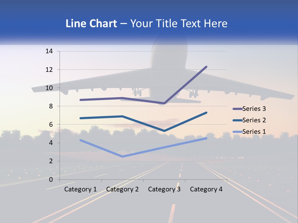 Jet Transportation Airplane PowerPoint Template