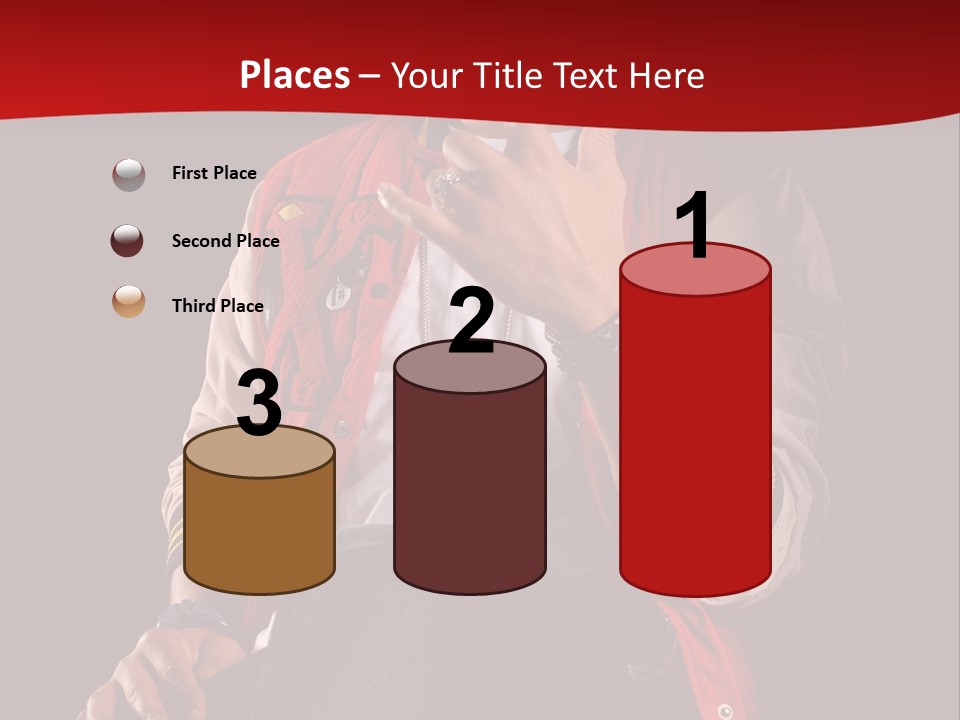 Hat Hip Sitting PowerPoint Template