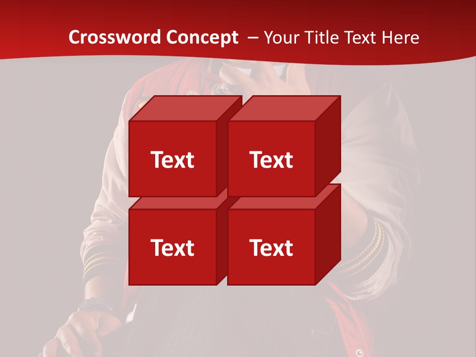 Hat Hip Sitting PowerPoint Template