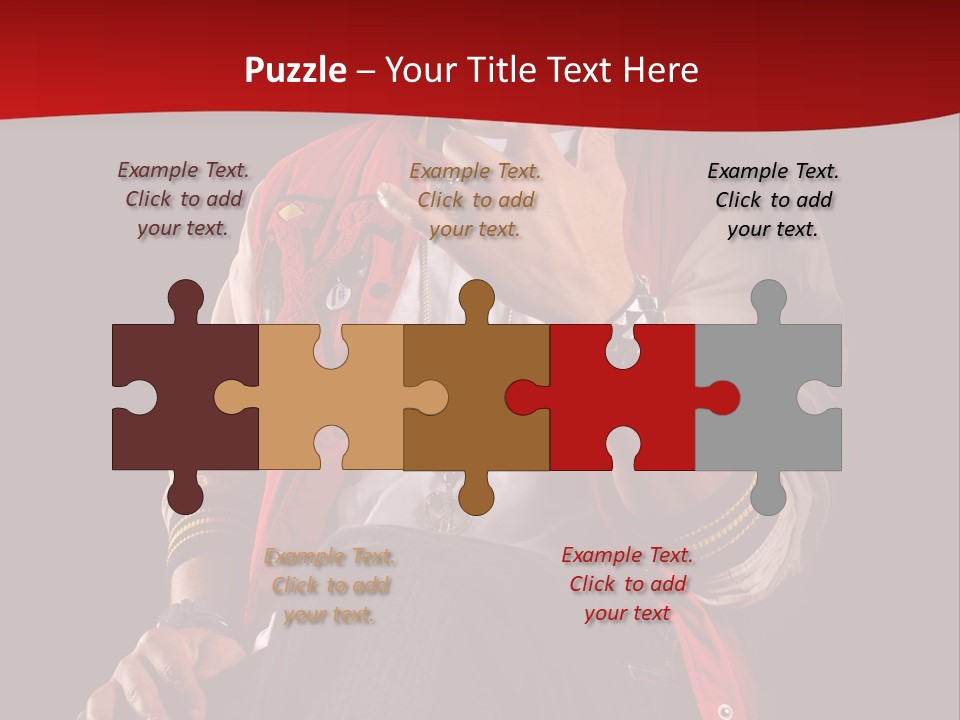 Hat Hip Sitting PowerPoint Template