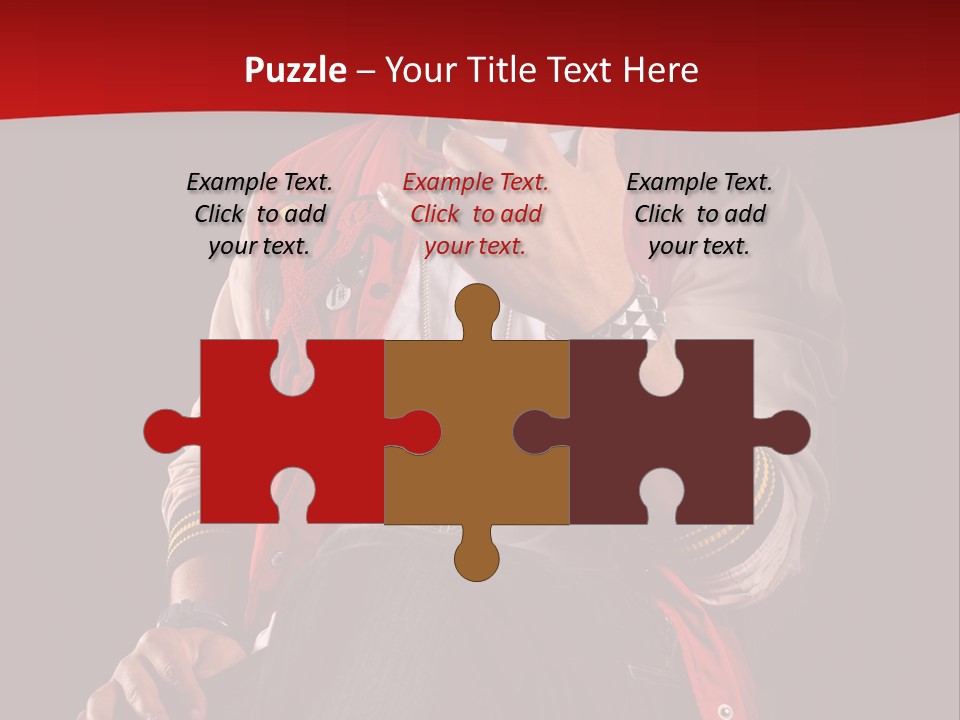 Hat Hip Sitting PowerPoint Template