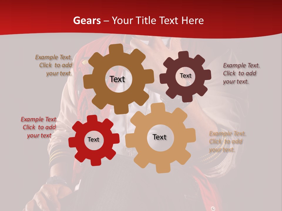 Hat Hip Sitting PowerPoint Template