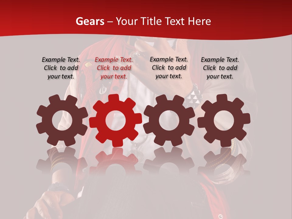 Hat Hip Sitting PowerPoint Template