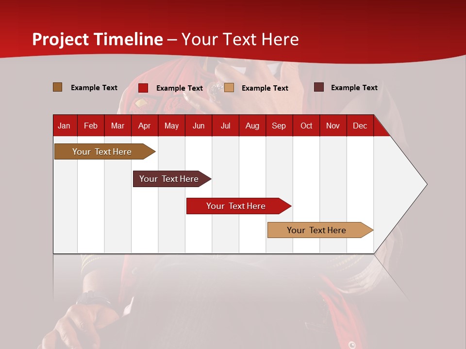 Hat Hip Sitting PowerPoint Template