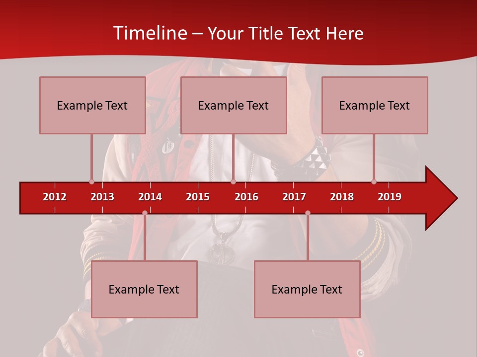 Hat Hip Sitting PowerPoint Template