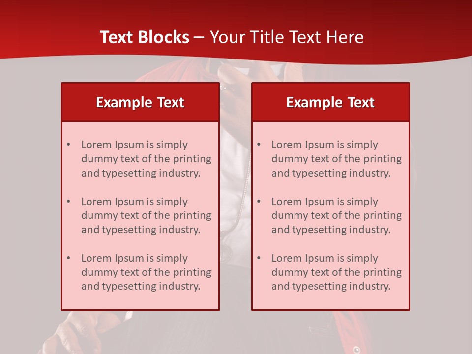 Hat Hip Sitting PowerPoint Template