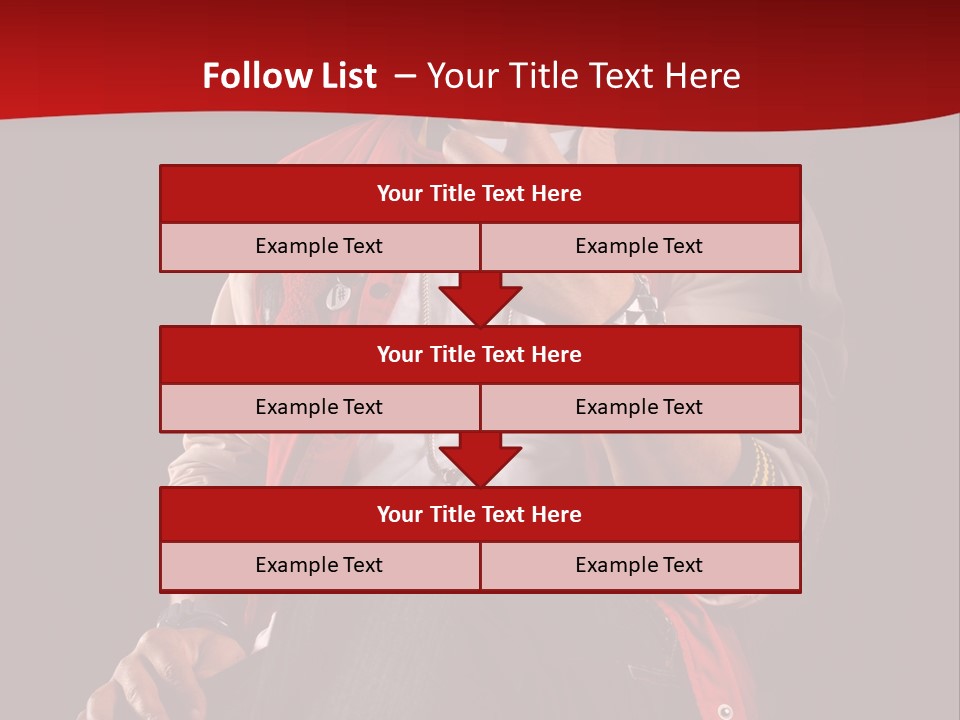 Hat Hip Sitting PowerPoint Template