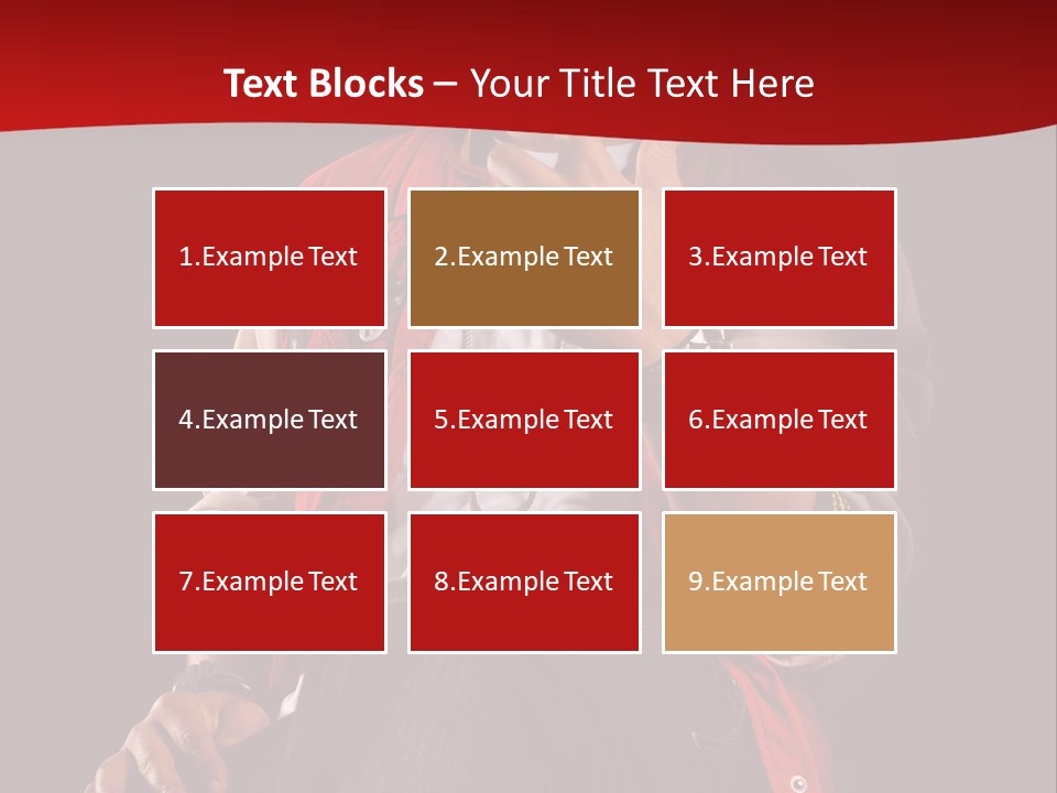 Hat Hip Sitting PowerPoint Template