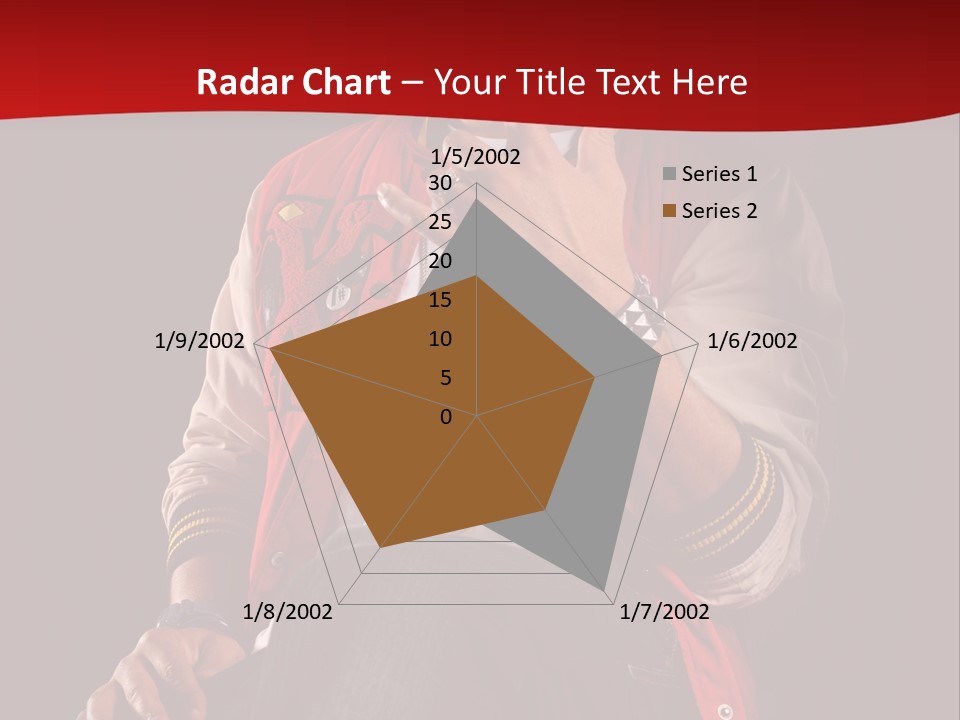 Hat Hip Sitting PowerPoint Template
