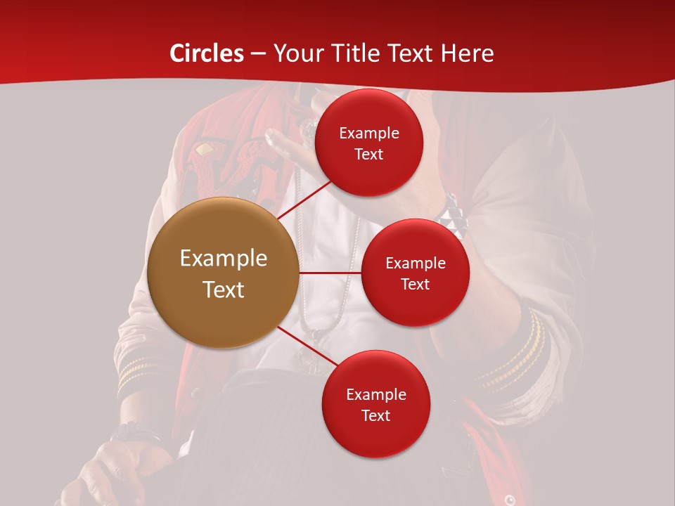 Hat Hip Sitting PowerPoint Template