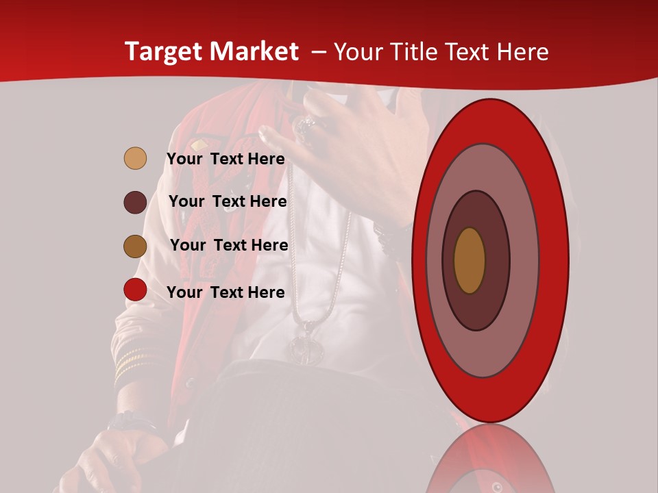 Hat Hip Sitting PowerPoint Template