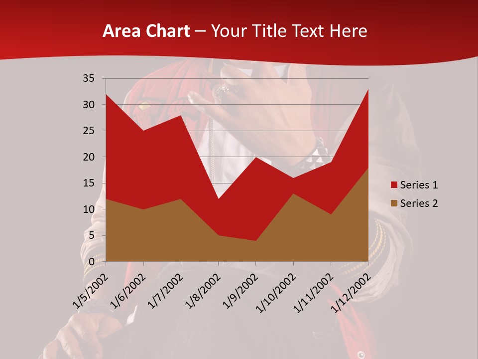 Hat Hip Sitting PowerPoint Template