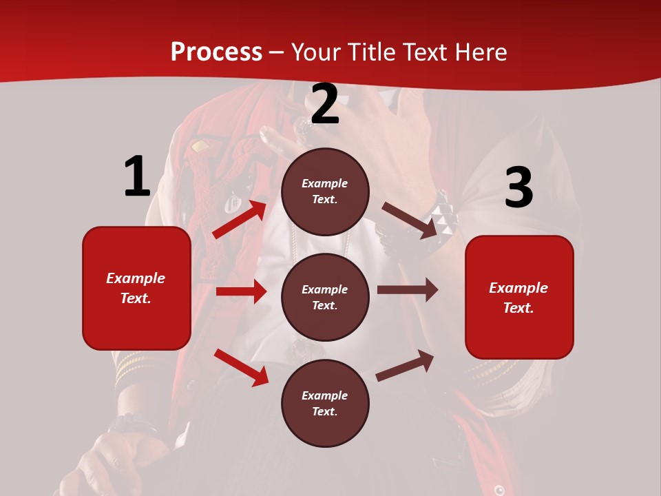 Hat Hip Sitting PowerPoint Template