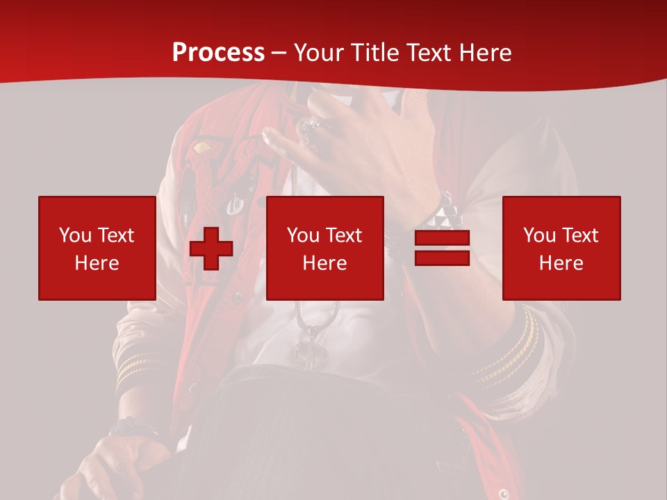 Hat Hip Sitting PowerPoint Template