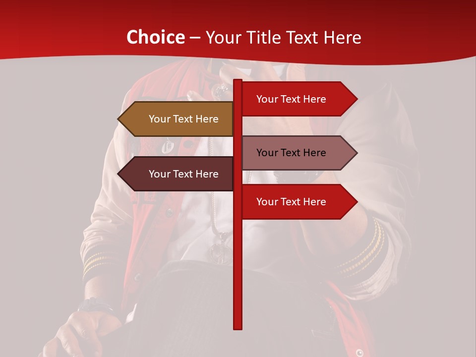 Hat Hip Sitting PowerPoint Template