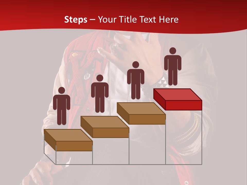 Hat Hip Sitting PowerPoint Template