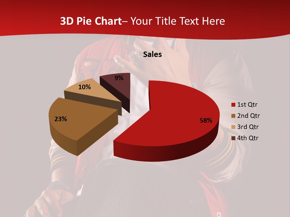 Hat Hip Sitting PowerPoint Template