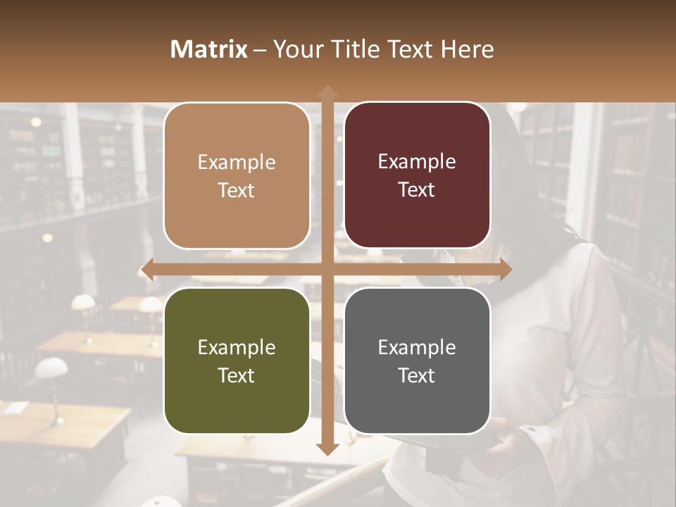 Standing Pretty White PowerPoint Template