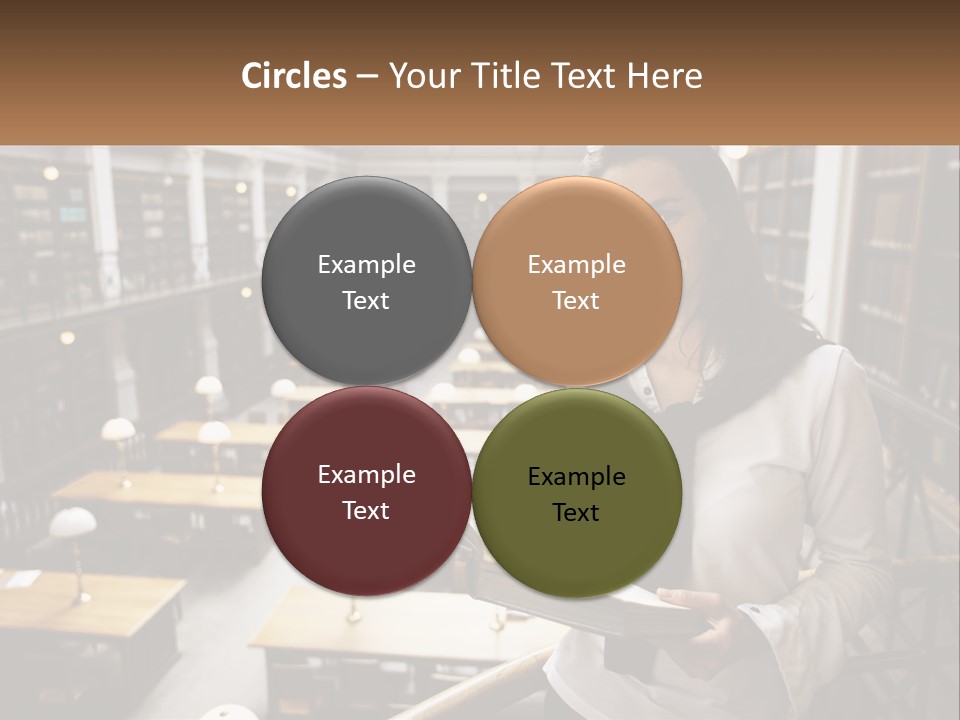 Standing Pretty White PowerPoint Template