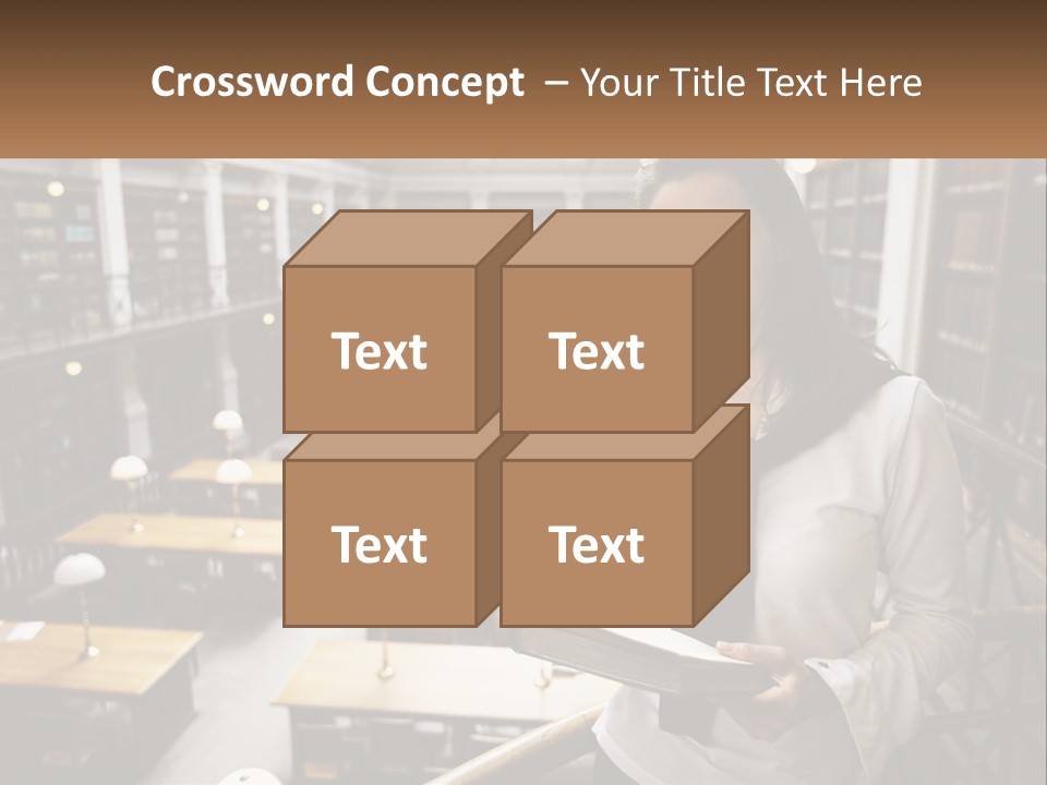Standing Pretty White PowerPoint Template