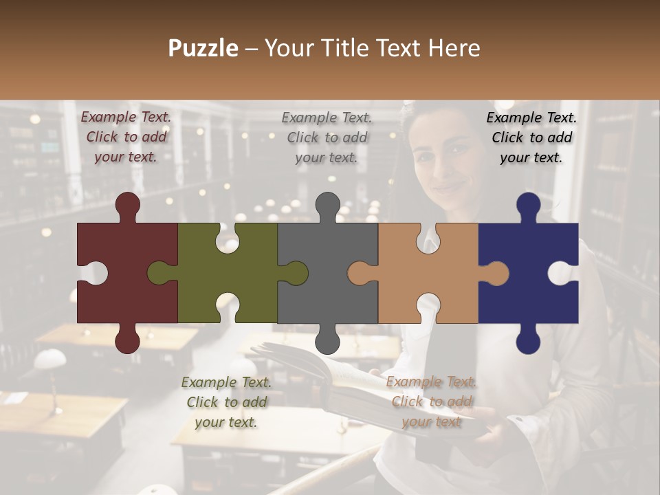 Standing Pretty White PowerPoint Template