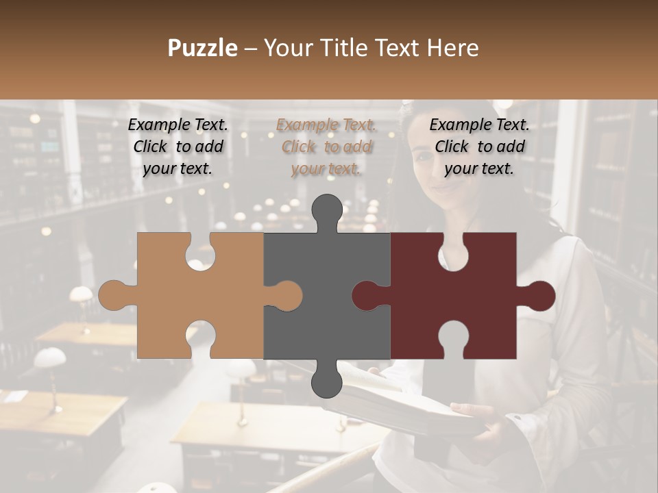 Standing Pretty White PowerPoint Template