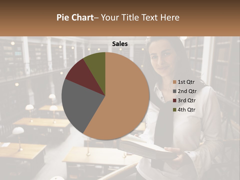 Standing Pretty White PowerPoint Template