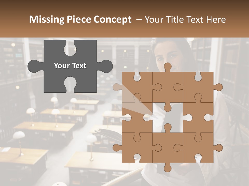 Standing Pretty White PowerPoint Template