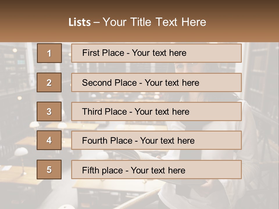 Standing Pretty White PowerPoint Template