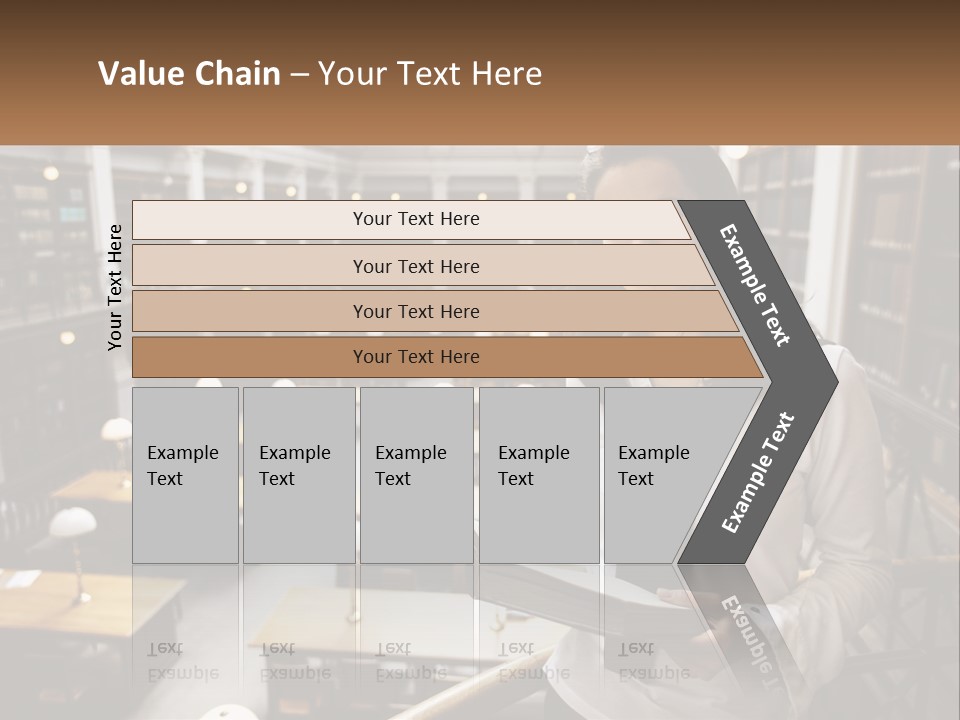 Standing Pretty White PowerPoint Template