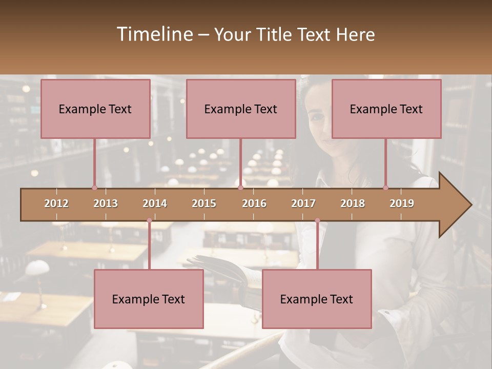 Standing Pretty White PowerPoint Template