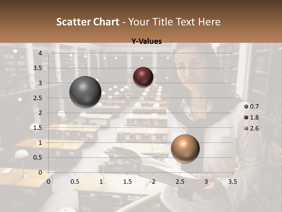 Standing Pretty White PowerPoint Template