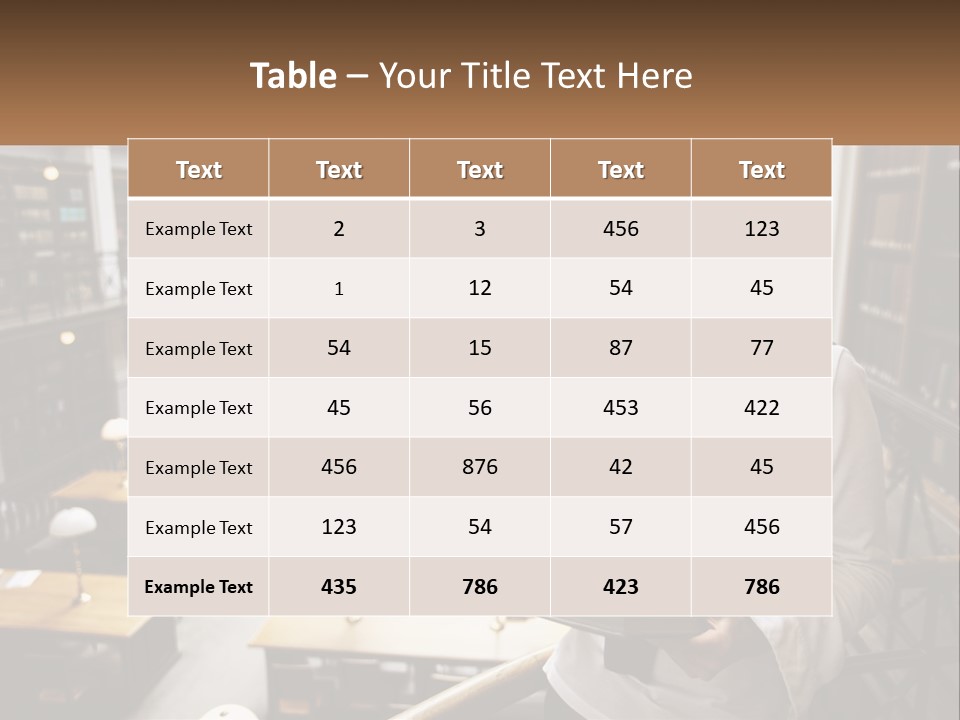 Standing Pretty White PowerPoint Template