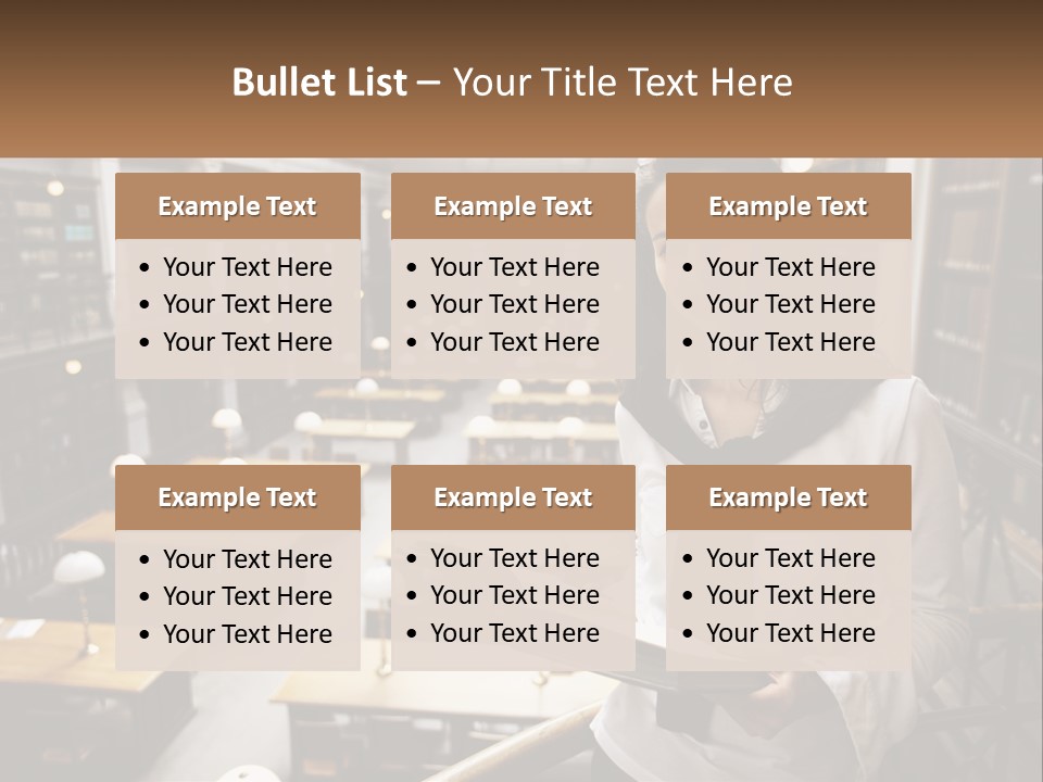 Standing Pretty White PowerPoint Template