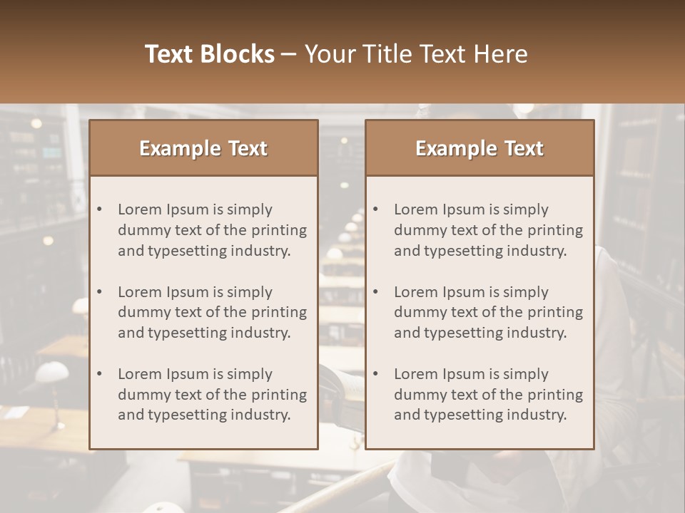 Standing Pretty White PowerPoint Template