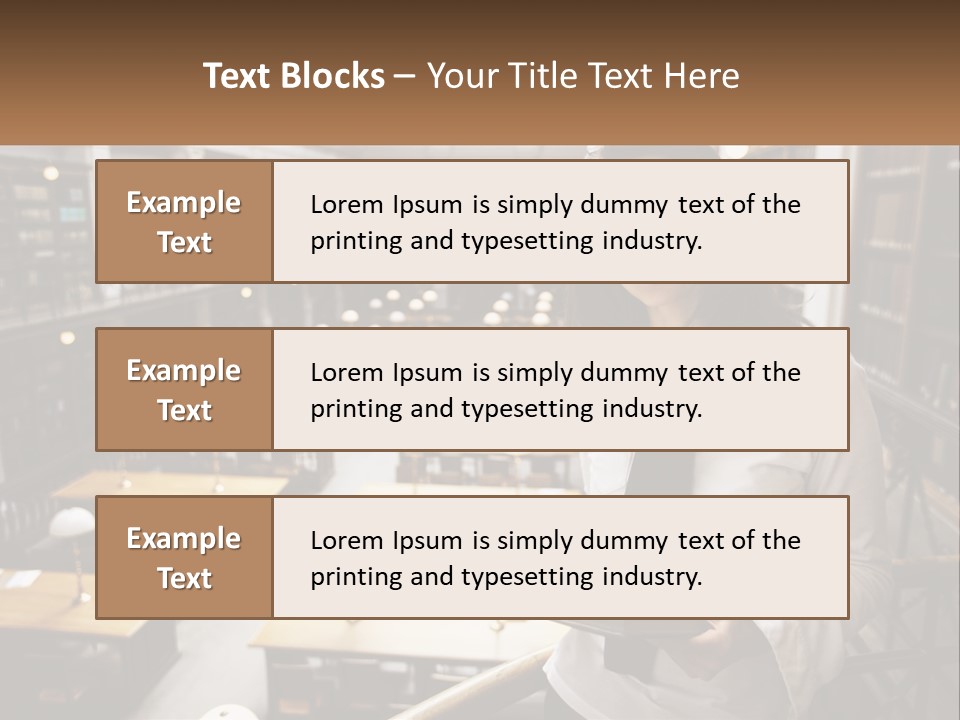 Standing Pretty White PowerPoint Template