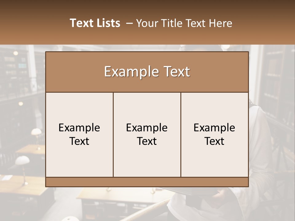 Standing Pretty White PowerPoint Template