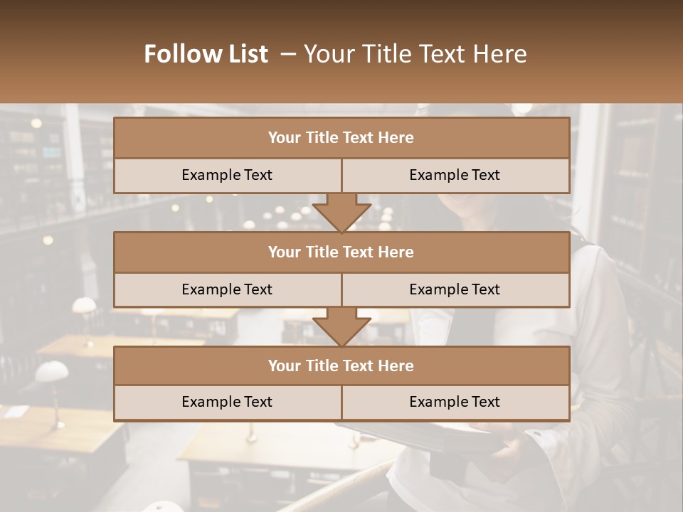 Standing Pretty White PowerPoint Template