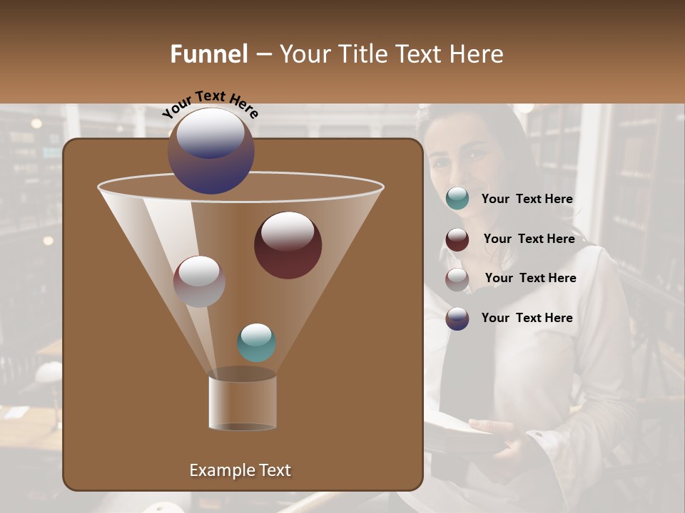 Standing Pretty White PowerPoint Template