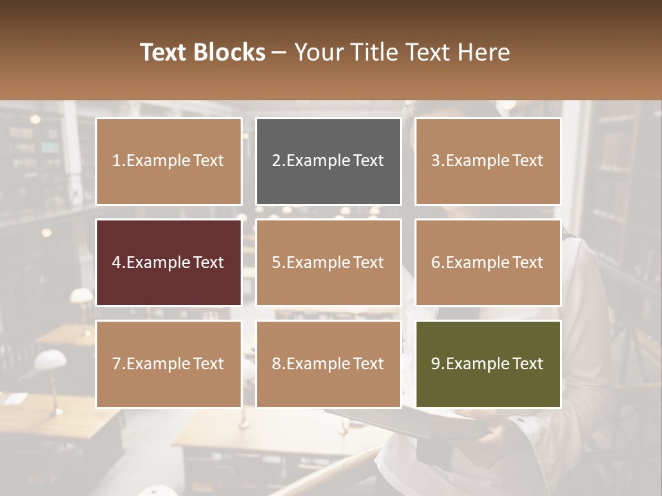 Standing Pretty White PowerPoint Template